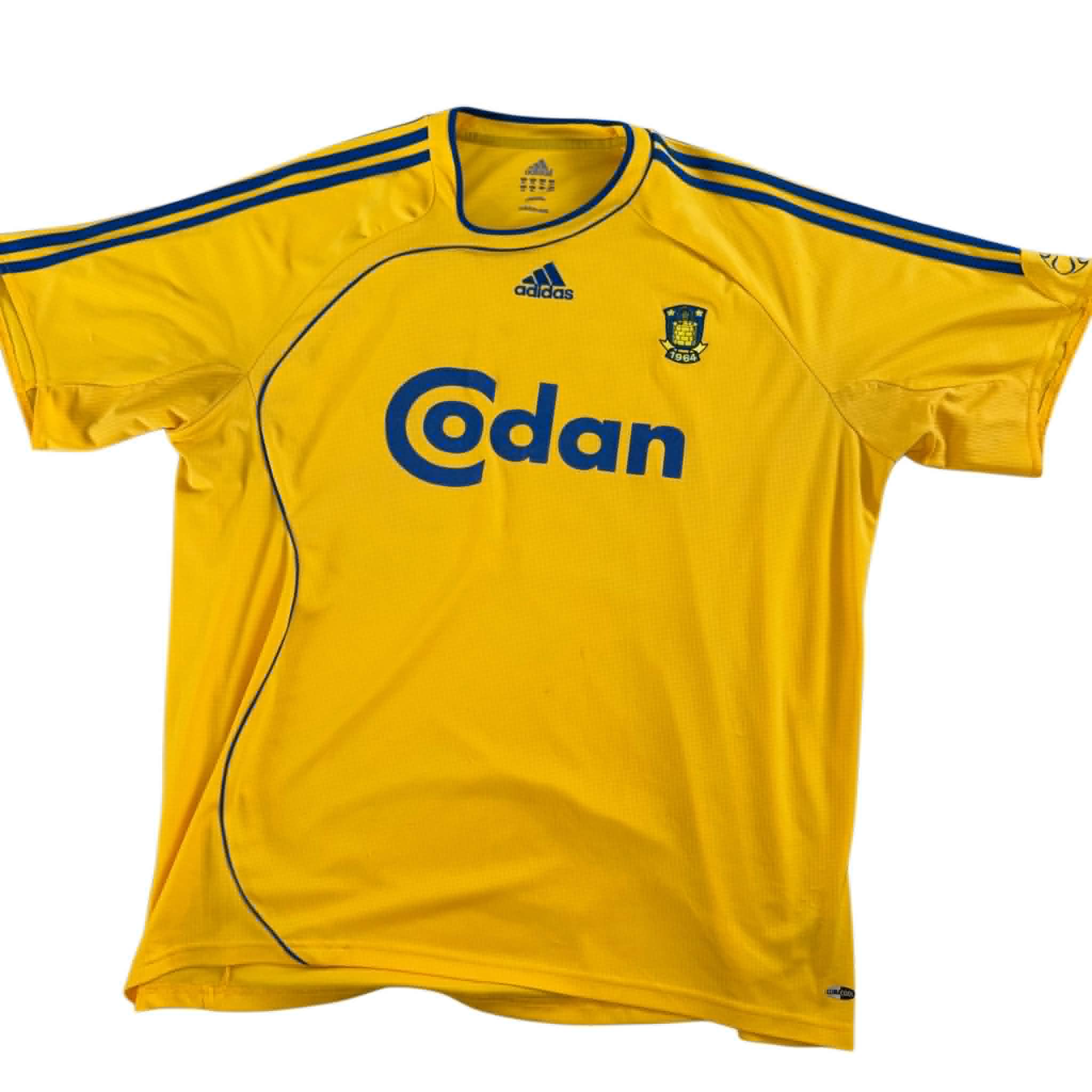 Brøndby IF hjemmebanetrøje 2008/09 – Thomas Rasmussen #21 – Adidas Climacool – XXL
