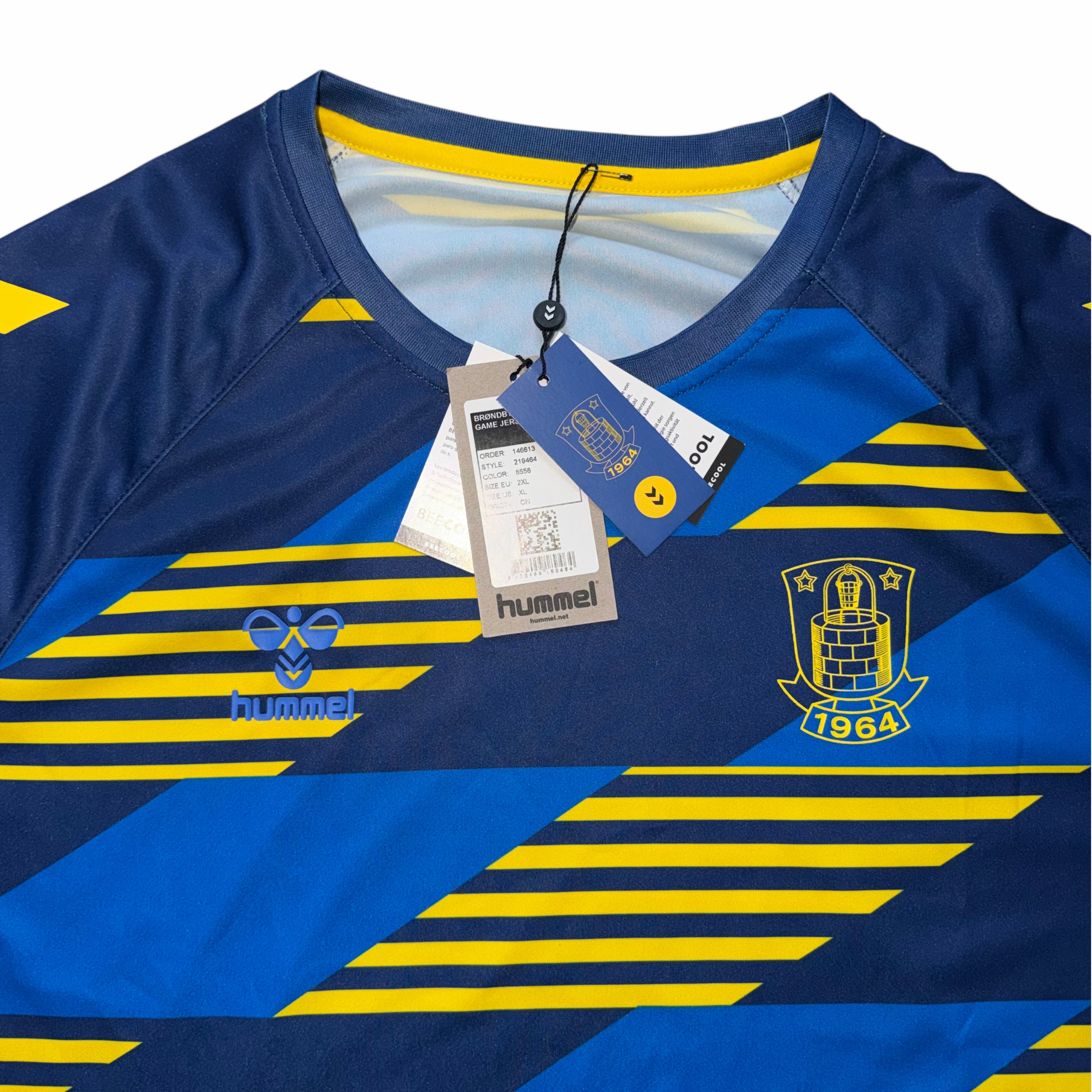 Brøndby IF Pre-Match Opvarmningstrøje 2022/23 – Original Hummel – XXL – NY med tags
