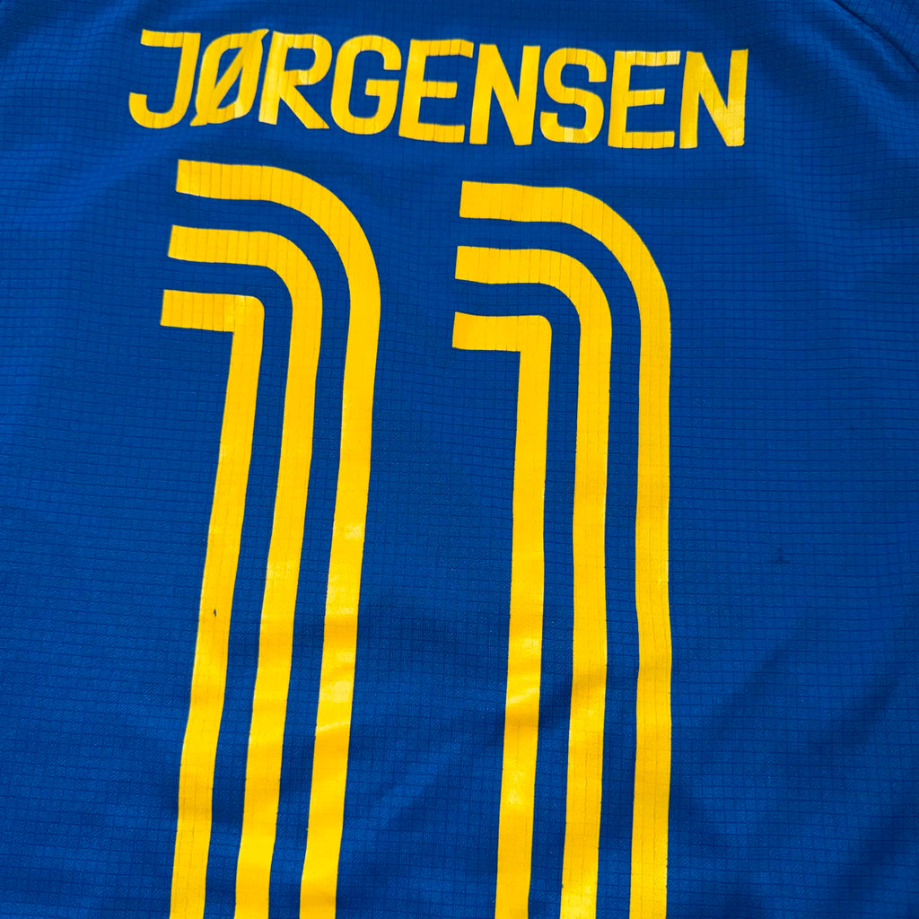Brøndby IF Adidas udetrøje 2009/10 – Jørgensen #11 – Str. L