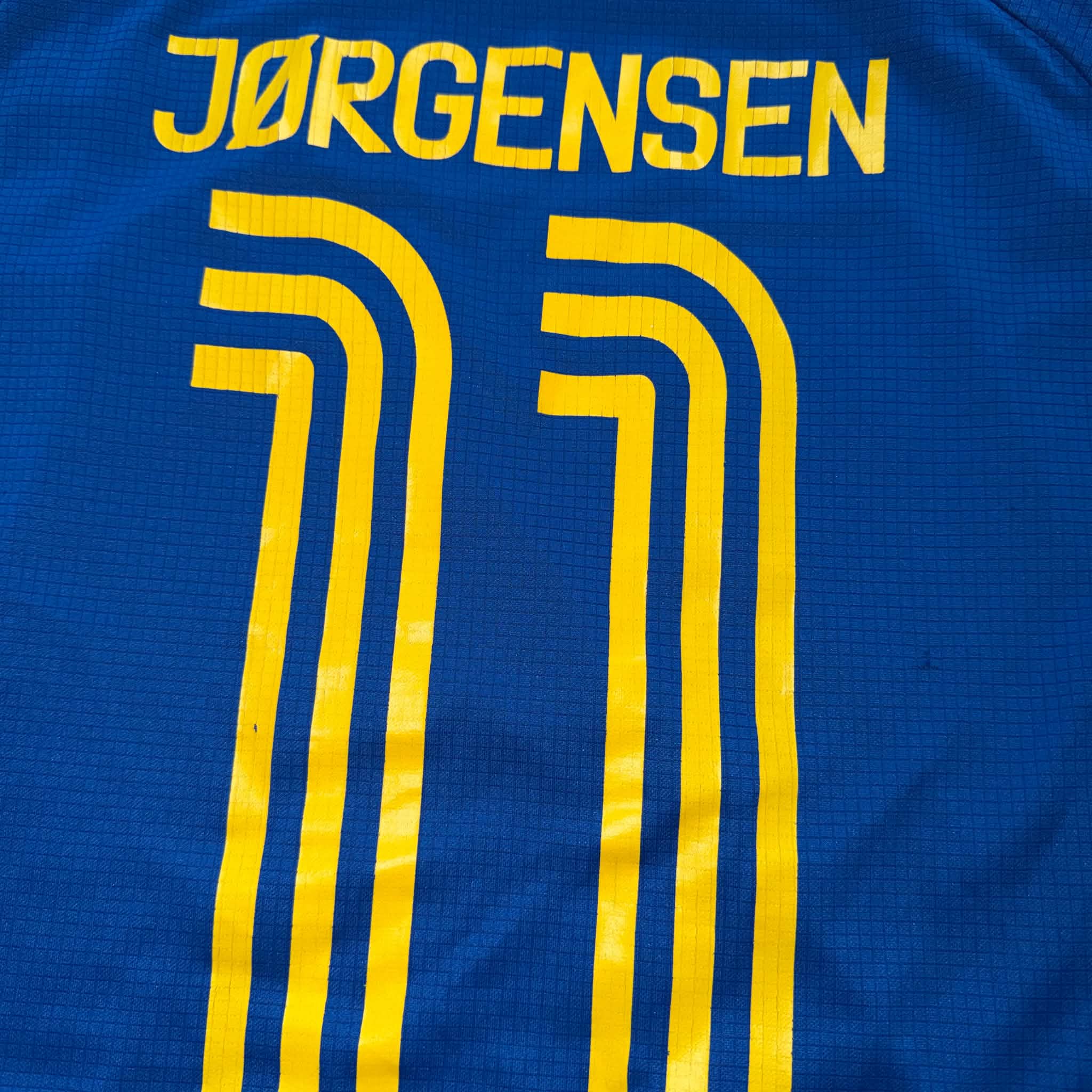 Brøndby IF Adidas udetrøje 2009/10 – Jørgensen #11 – Str. L