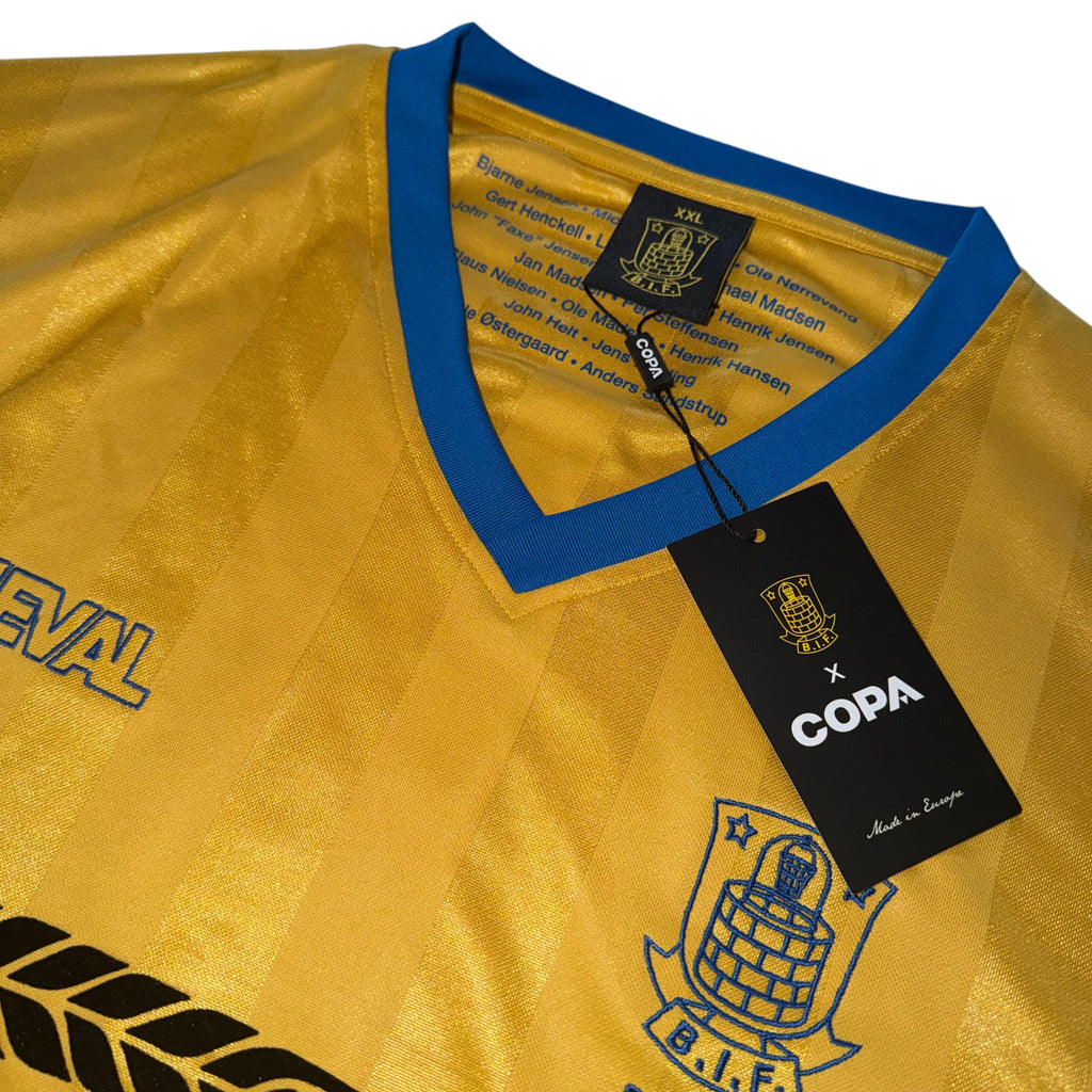 Brøndby IF COPA Remake 1985 Mesterskabstrøje – DM 1985 – XXL – NY m. tags & æske