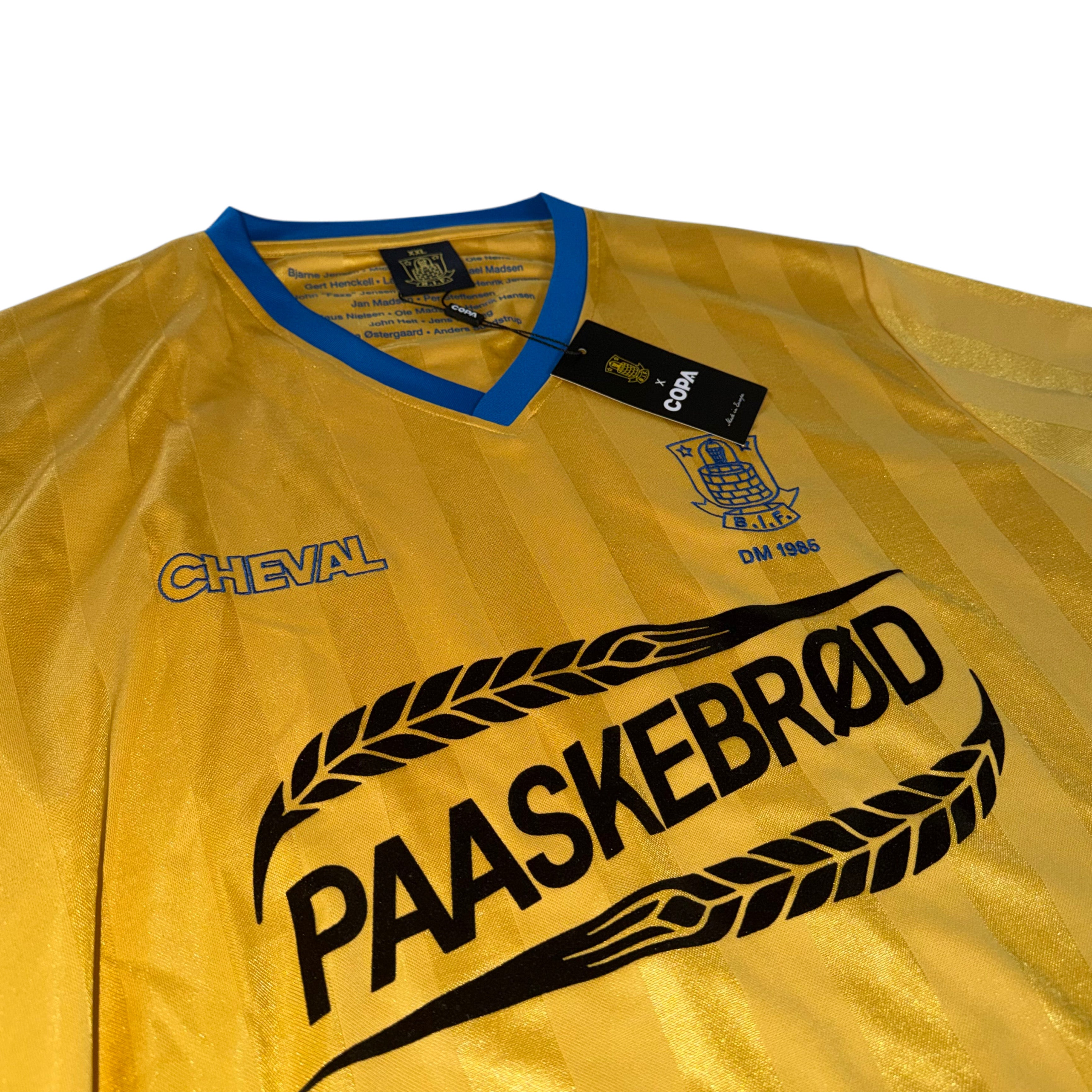 Brøndby IF COPA Remake 1985 Mesterskabstrøje – DM 1985 – XXL – NY m. tags & æske