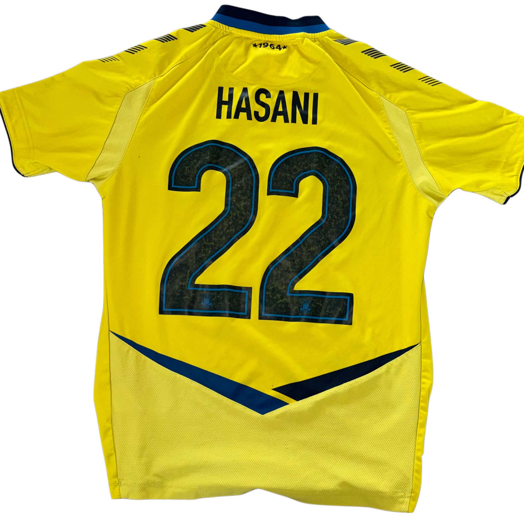 Brøndby IF Hummel Authentic Hjemmetrøje 2022/23 – Hasani #22 – Str. L